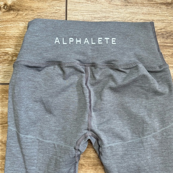Alphalete Revival Leggings Size Medium Gray Full Length Leggings - Picture 10 of 13